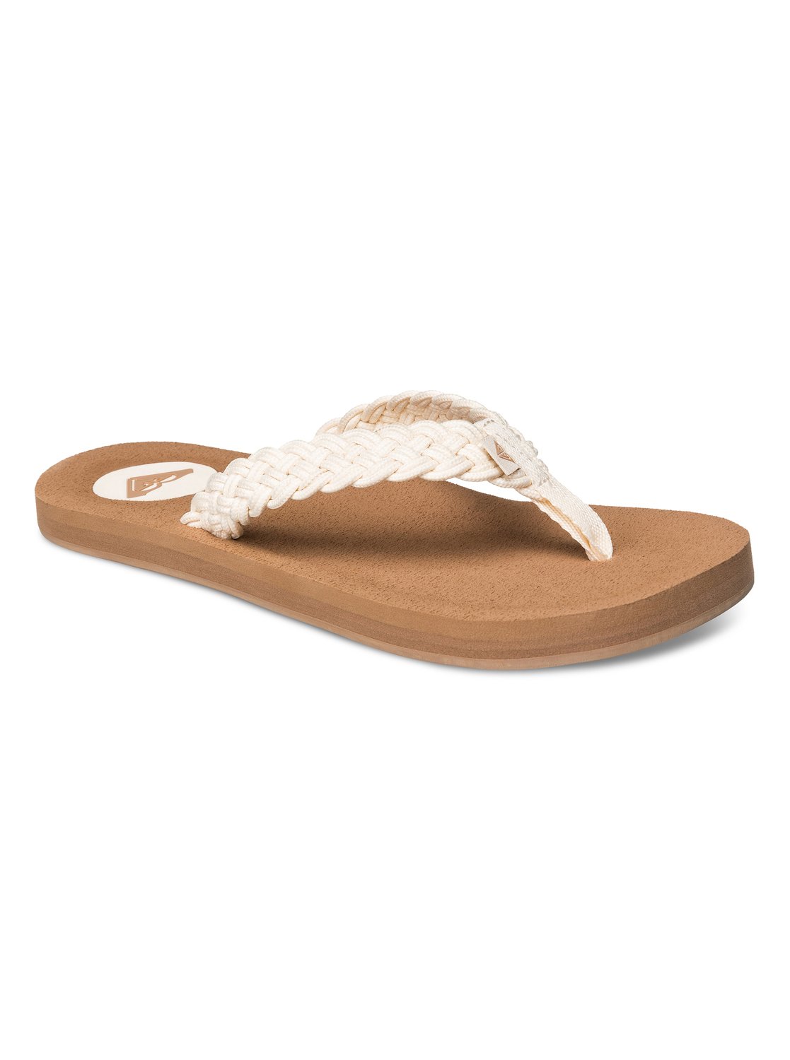 roxy braided flip flops