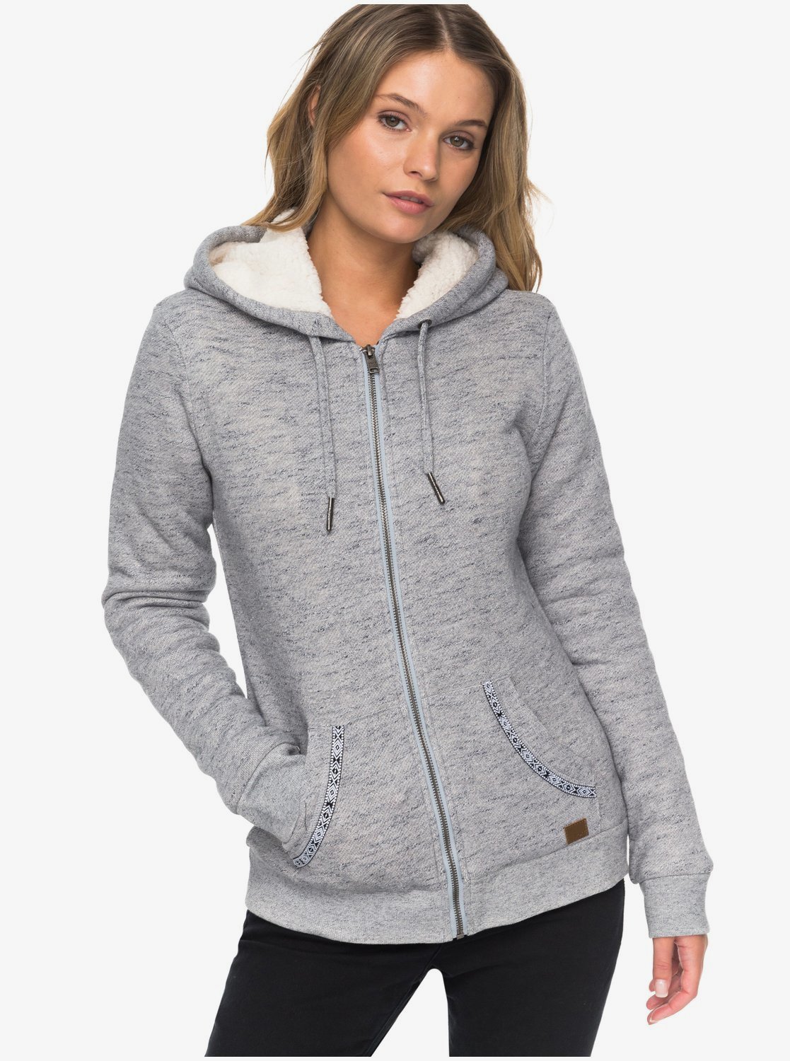 Trippin Sherpa  Zip Up Hoodie  ERJFT03598 Roxy