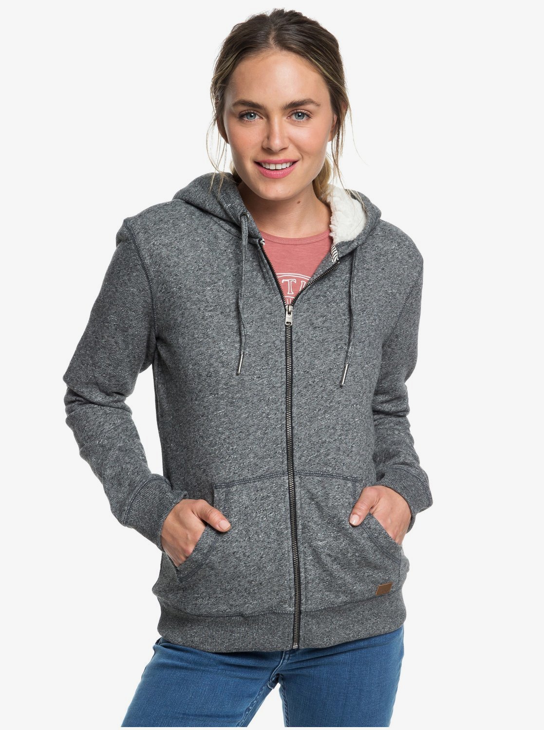 roxy trippin sherpa hoodie