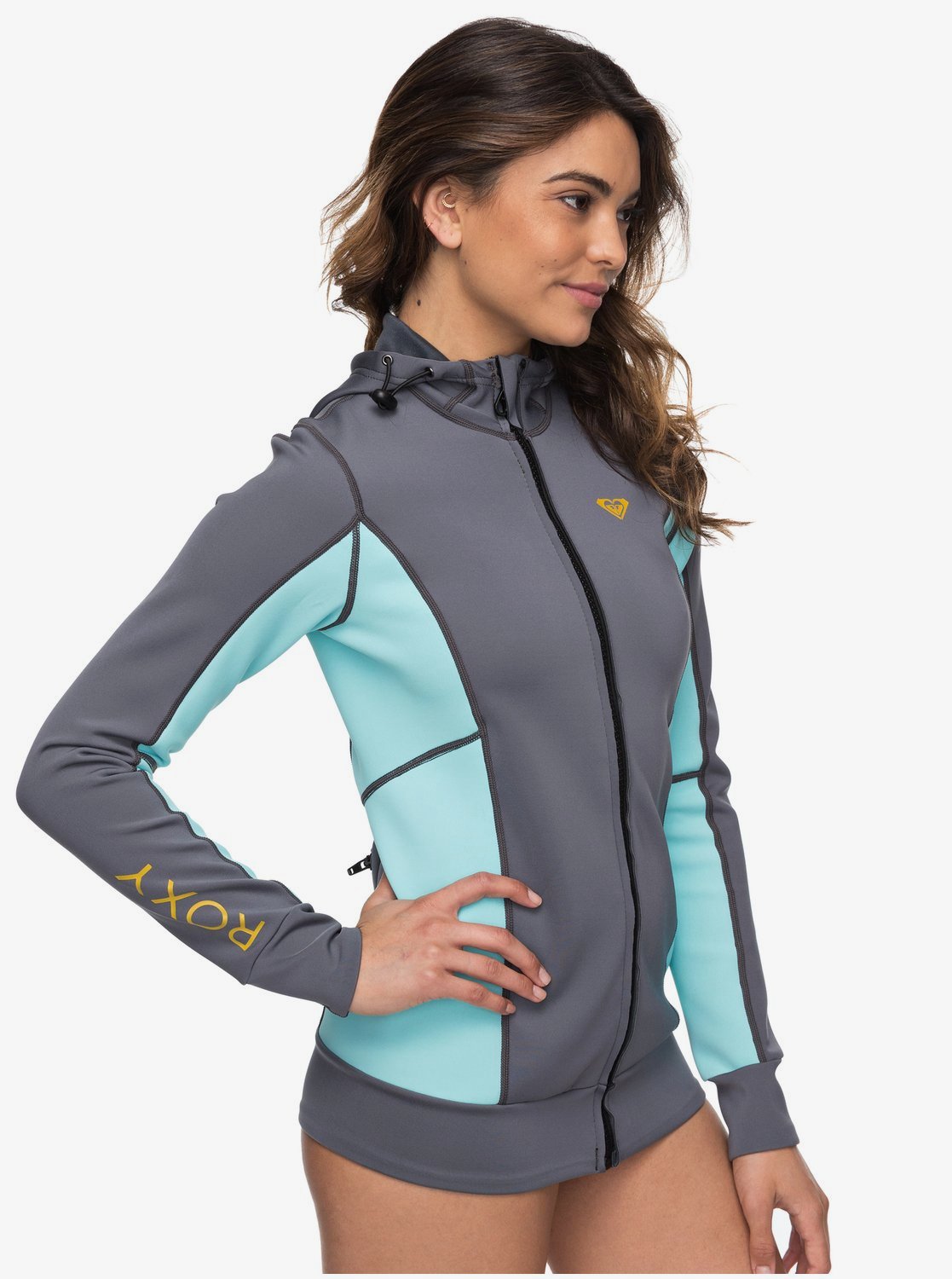 1mm Syncro Front Zip Wetsuit Jacket for Women 3613373595751 Roxy