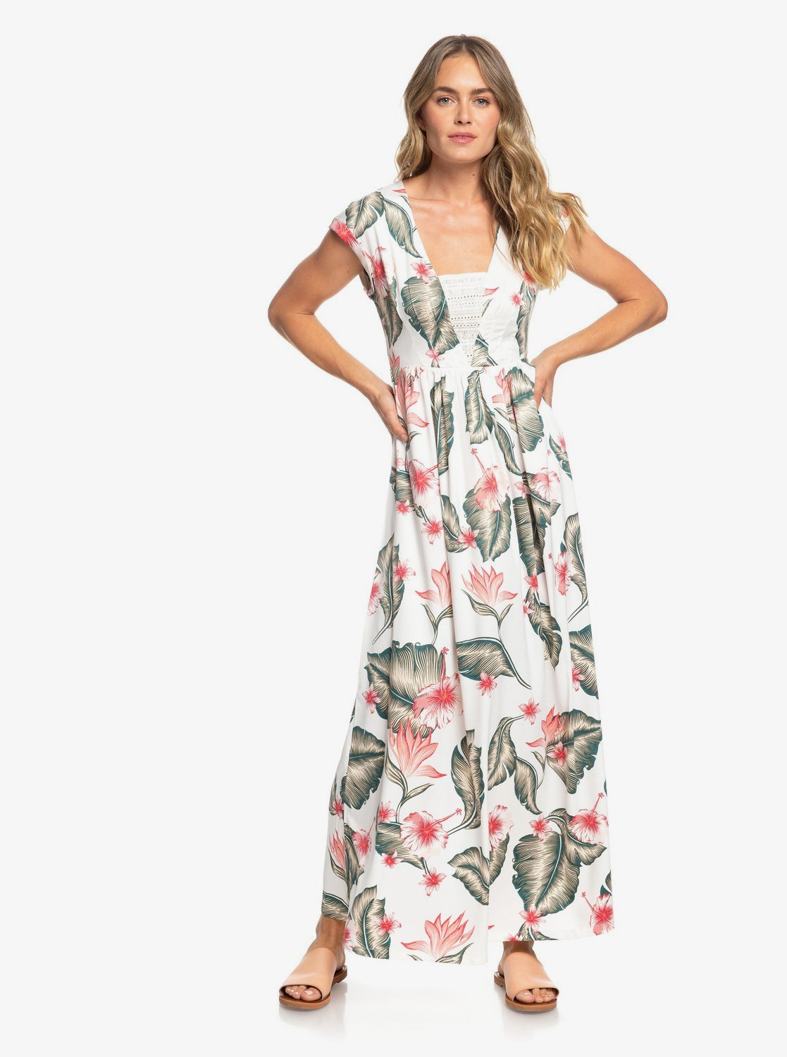 A Erjwd03306Roxy Vestido Mangas At Sin Tribeca Mujer Para Day Largo hxQCrdts