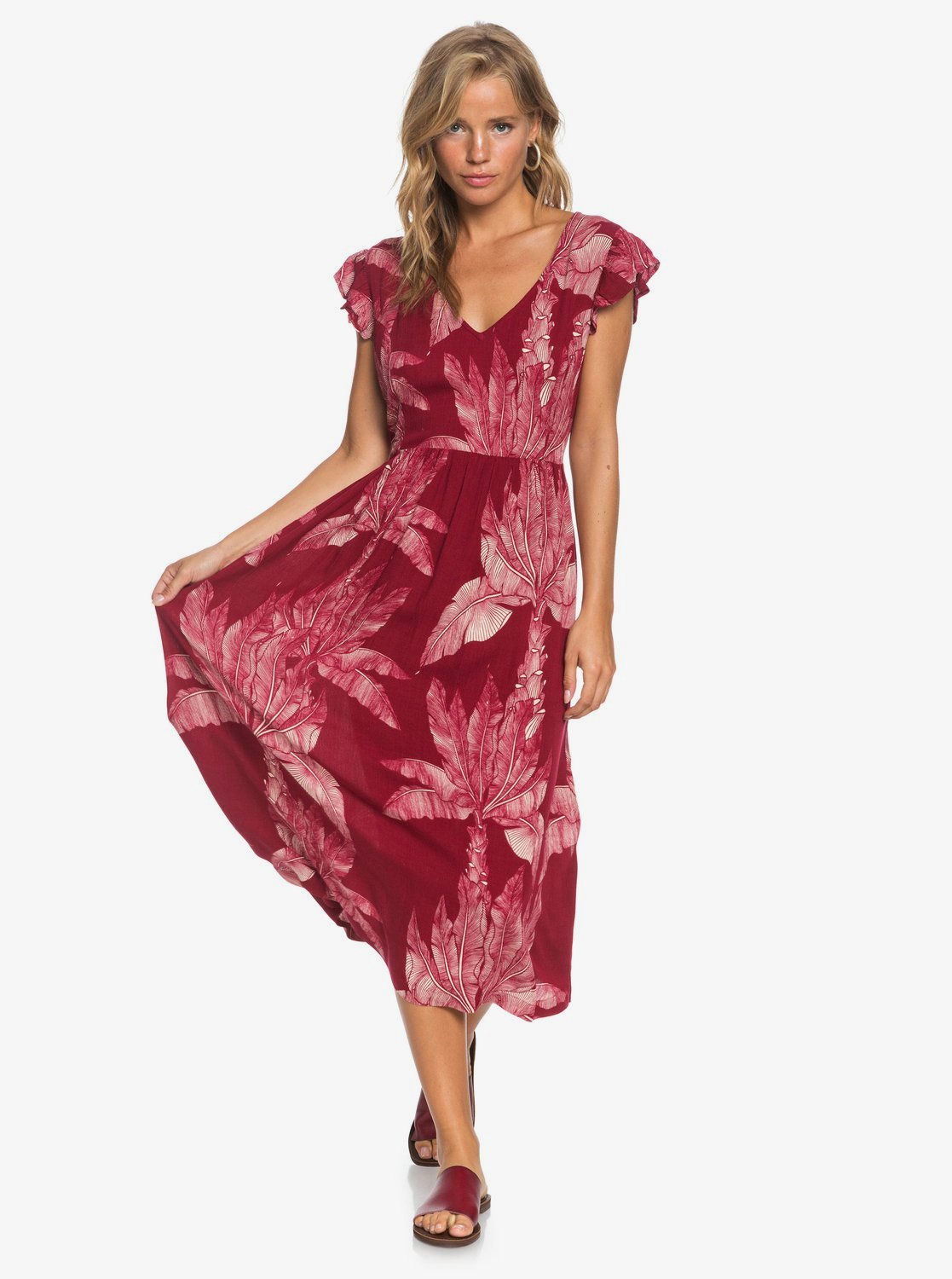 Roxy Womens Rush Minute Midi Dress