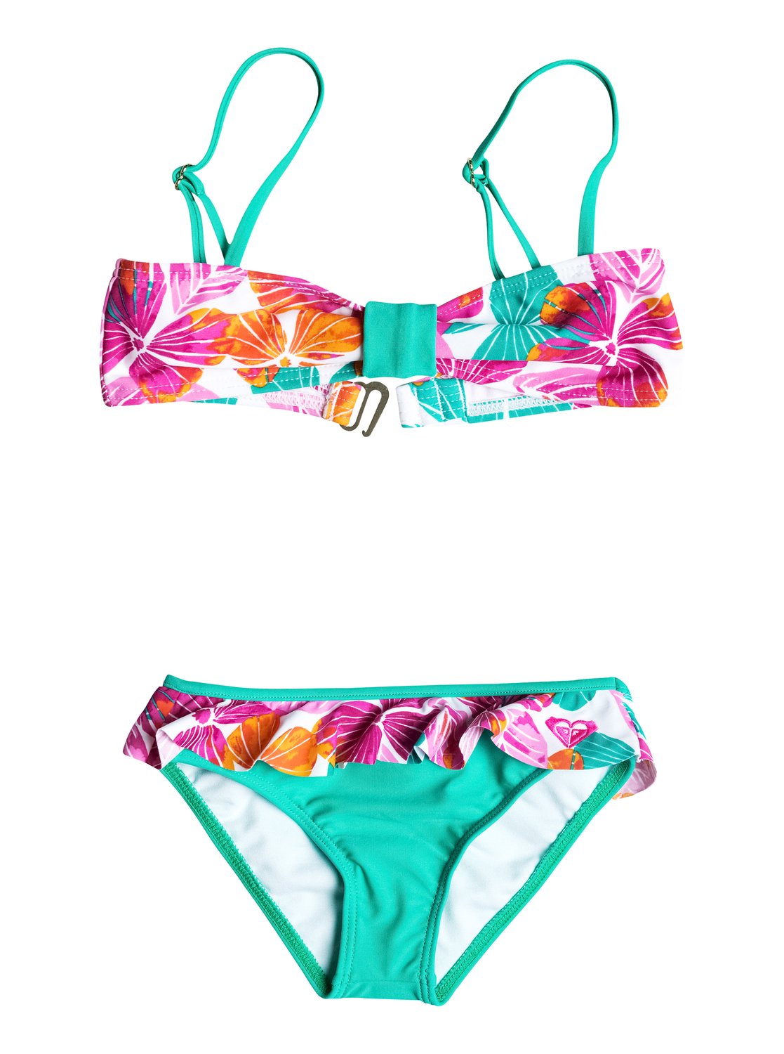 Roxy Girls Made Bandeau Swimsuit Set