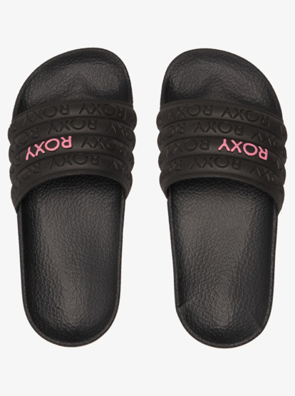 4 Girls Slippy Water-Friendly Sandals Black ARGL100338 Roxy