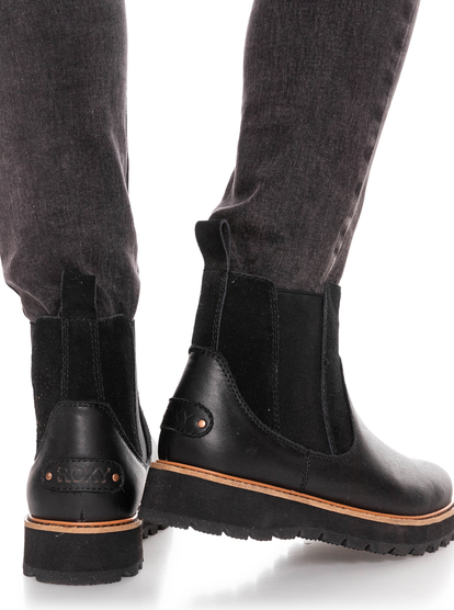 6 Marren 2022 - Botas de pele para Mulher Preto ARJB700657 Roxy