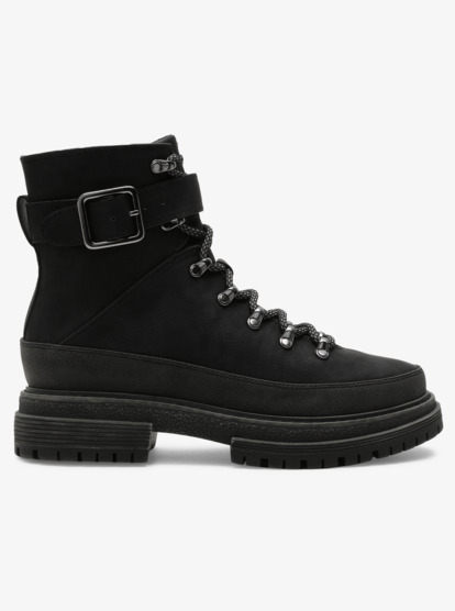 Roxy black combat outlet boots