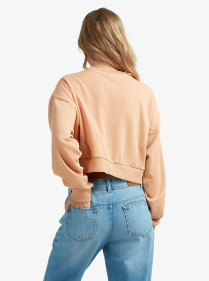 Cropped fleece clearance jumper