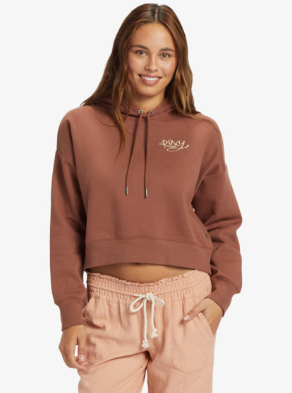 0 Onshore - Pullover Hoodie for Women Brown ARJFT04248 Roxy