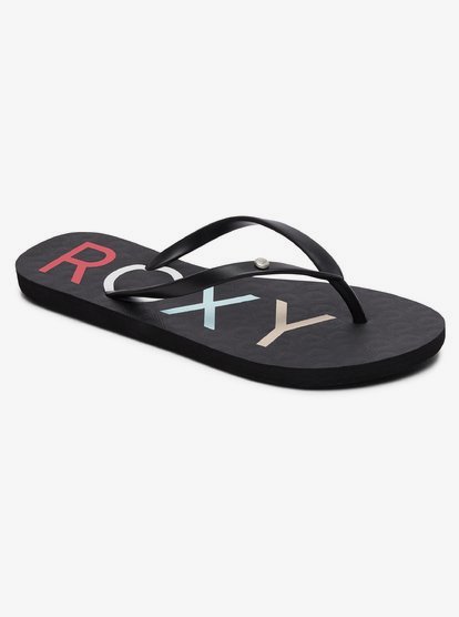 Sandy Teenslippers Voor Dames Black Roxy roxy kopen in de aanbieding