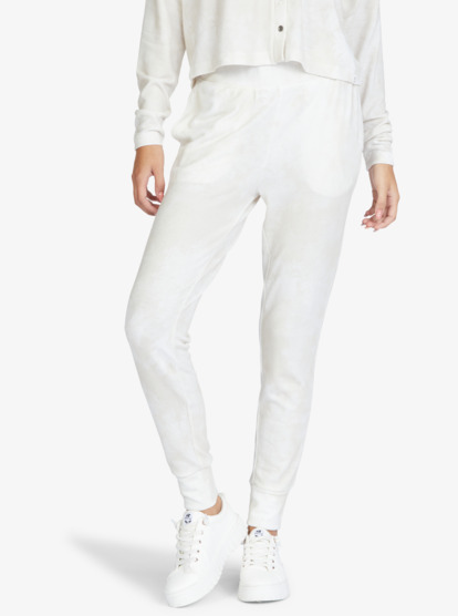 0 Lazy Night - Comodi pantaloni a coste da Donna Beige ARJNP03224 Roxy