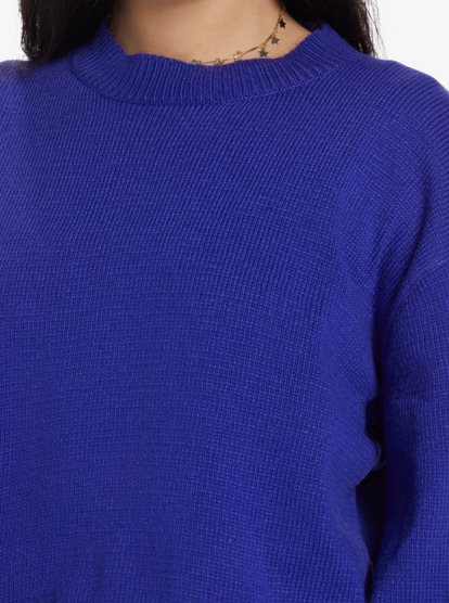 Royal blue discount crew neck jumper