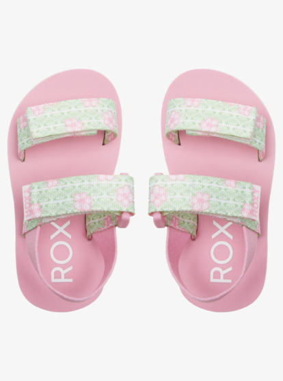 3 Roxy Cage - Sandálias  para Meninas Verde AROL100020 Roxy