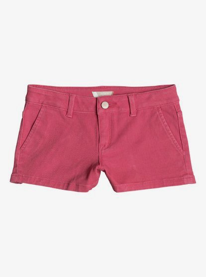 Sunset Clouds Denim Short Voor Meisjes 8 16 Pink Roxy roxy kopen in de aanbieding