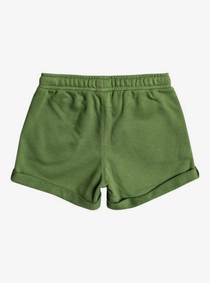 1 Be My Life A - Organic Sweat Shorts for Girls 4-16 Green ERGFB03193 Roxy