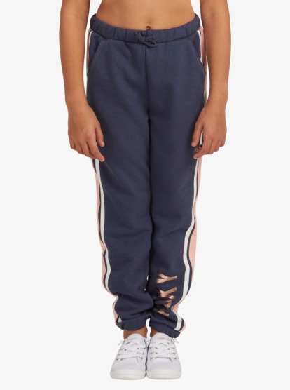 6 Side To Side - Tracksuit Bottoms for Girls Blue ERGFB03212 Roxy