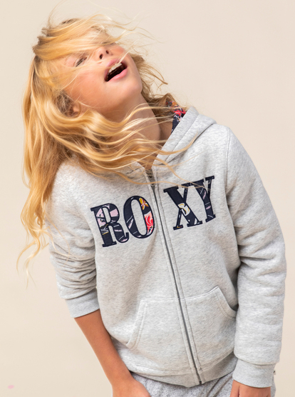 2 Island In The Sun - Hoodie for Girls Grey ERGFT03671 Roxy