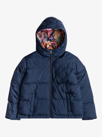 0 Start Me Up - Puffer Jacket for Girls 4-16 Blue ERGJK03118 Roxy