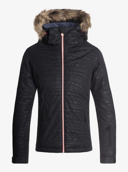 Jet Ski Embossed Snowboardjack Voor Meisjes 8 16 Black Roxy roxy kopen in de aanbieding Jet Ski Embossed Snowboardjack Voor Meisjes 8 16 Black Roxy roxy kopen in de aanbieding