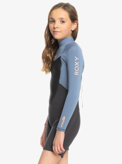 1 2/2mm Prologue - Springsuit met Lange Mouw en Achterrits voor Meisjes Multicolor ERGW403025 Roxy