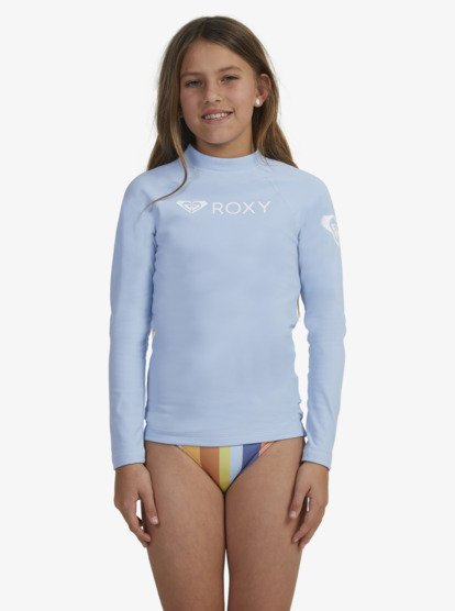 0 Girls 6-16 Girl Heater Long Sleeve Rash Vest  ERGWR03321 Roxy