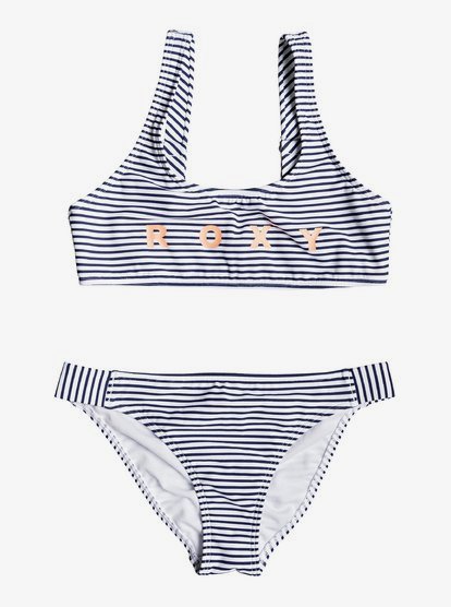 Surfing Free Sporty Bikiniset Voor Meisjes 8 16 Blue Roxy roxy kopen in de aanbieding