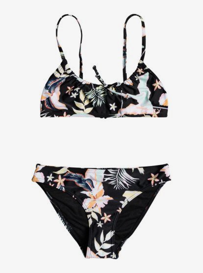 0 California Friends - Bralette-Bikini-Set für Mädchen 8-16 Schwarz ERGX203341 Roxy