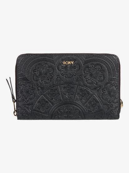 0 Back In Brooklyn - Zip-Around Wallet Preto ERJAA03709 Roxy