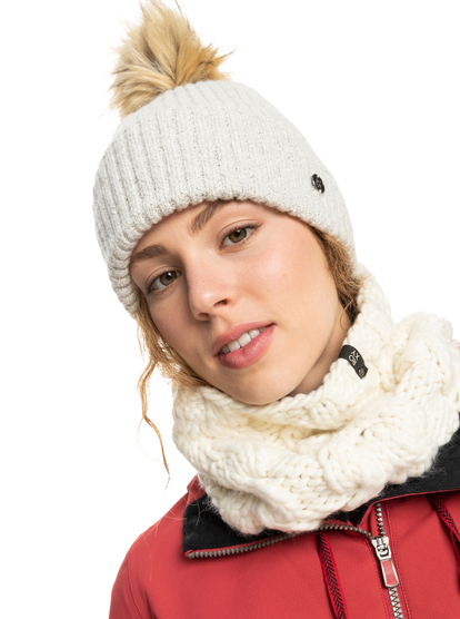 0 Winter - Neck Warmer for Women White ERJAA04014 Roxy