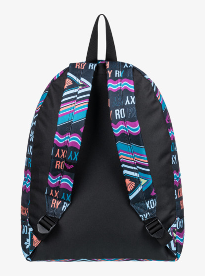 2 Sugar Baby Printed 16L - Small Backpack for Women Black ERJBP04668 Roxy