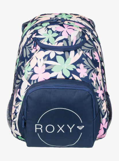 0 Womens Shadow Swell Printed 24L Medium Backpack Blue ERJBP04760 Roxy