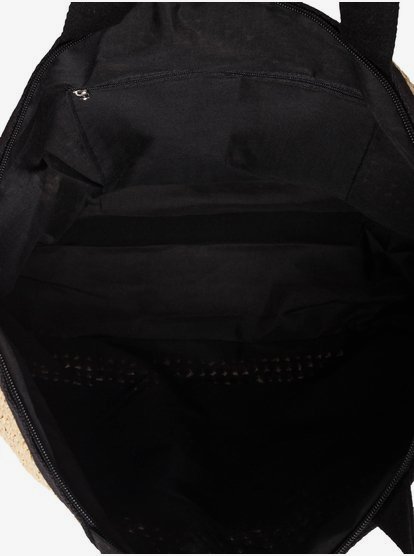 3 Heard That Sound - Straw Tote Bag Black ERJBT03126 Roxy