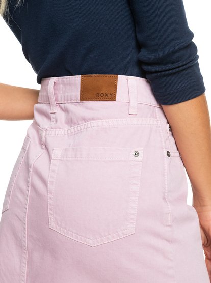 4 Kissing Romance Colour - Denim Skirt for Women  ERJDK03022 Roxy