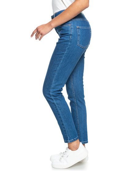 1 Womens Night Away Slim Jeans Blue ERJDP03270 Roxy