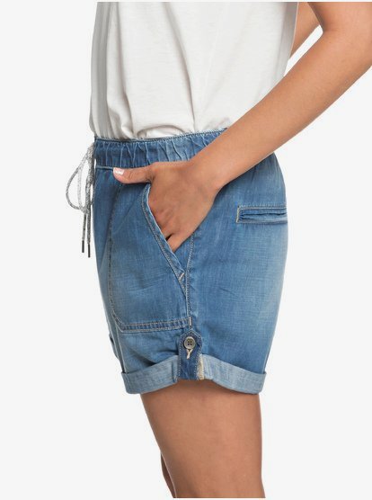 1 Arecibo - Short en denim pour Femme Bleu ERJDS03191 Roxy