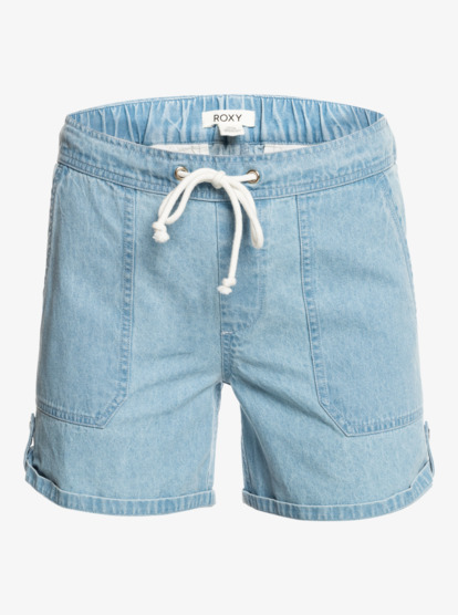 6 Milady Beach Regular - Bermuda in denim da Donna Blue ERJDS03284 Roxy