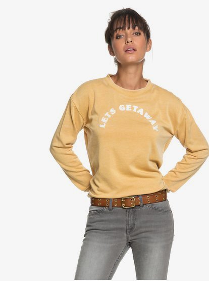 0 All At Sea A - Sweatshirt voor Dames Yellow ERJFT03848 Roxy