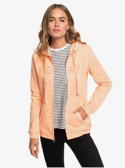 Cosmic Nights Hoodie Met Rits Voor Dames Pink Roxy roxy kopen in de aanbieding