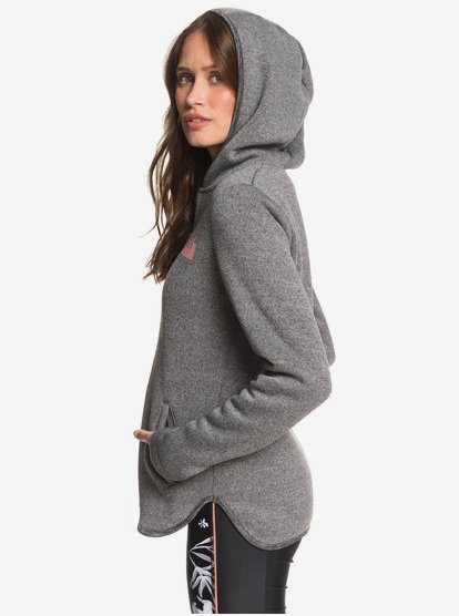 1 Slopes Fever B - Polar con Capucha y Cremallera con Interior Sherpa para Mujer Negro ERJFT04092 Roxy