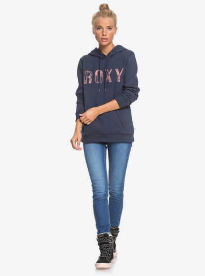 3 Right On Time - Sweat à capuche pour Femme Bleu ERJFT04280 Roxy