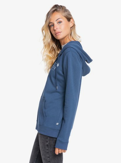 1 Day Breaks - Sudadera con Capucha y Cremallera para Mujer Azul ERJFT04476 Roxy