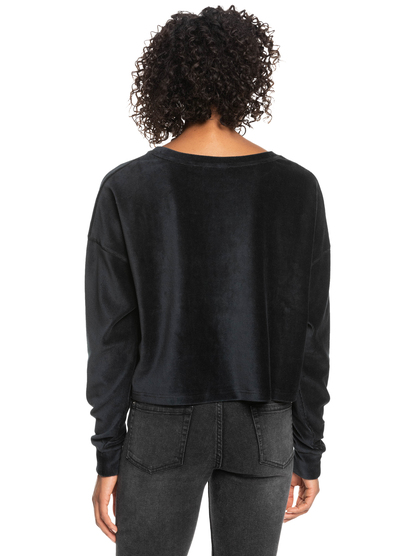 Challenger - Velour Rib Knit Sweatshirt for Women | Roxy