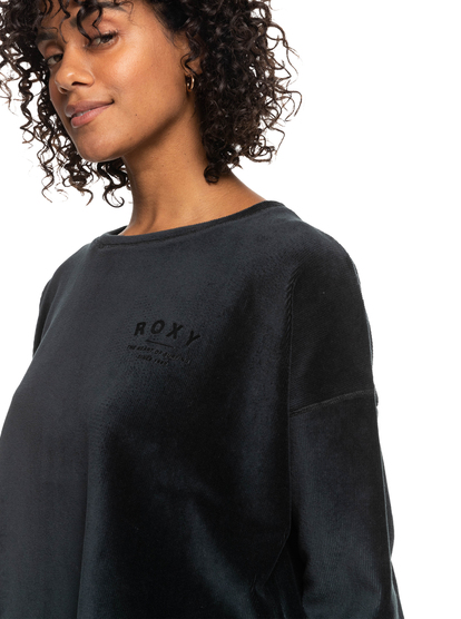 Challenger - Velour Rib Knit Sweatshirt for Women | Roxy