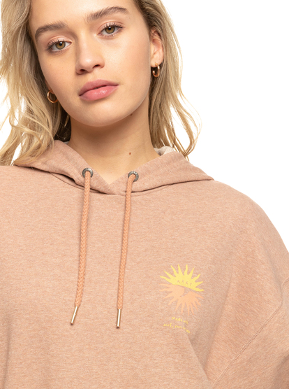 2 Lights Out - Sweat à capuche pour Femme Marron ERJFT04696 Roxy