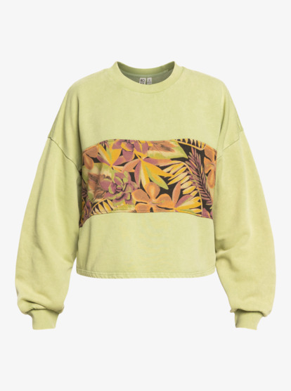 5 Remote Island - Sweatshirt para Mulher Verde ERJFT04737 Roxy