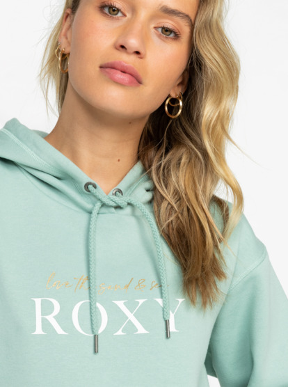 2 Surf Stoked Brushed - Sudadera con Capucha para Mujer Azul ERJFT04740 Roxy