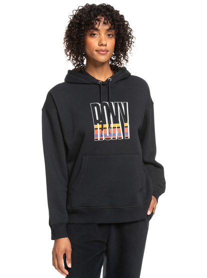 0 Thats Rad - Sweatshirt com capuz para Mulher Preto ERJFT04741 Roxy