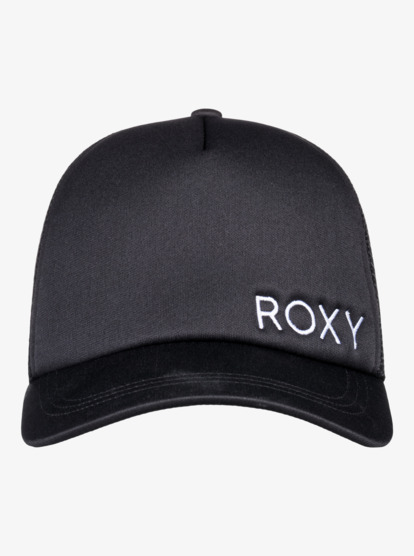 5 Womens Finishline Trucker Cap Black ERJHA03680 Roxy