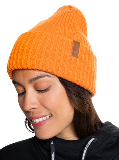 Orange store beanie womens