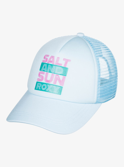 0 Pink Scarlet - Boné Trucker para Mulheres jovens Azul ERJHA03986 Roxy