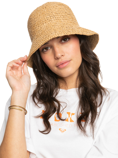 9 Womens Waves Song Bucket Hat Yellow ERJHA04230 Roxy